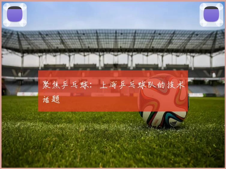 聚焦乒乓球：上海乒乓球队的技术话题